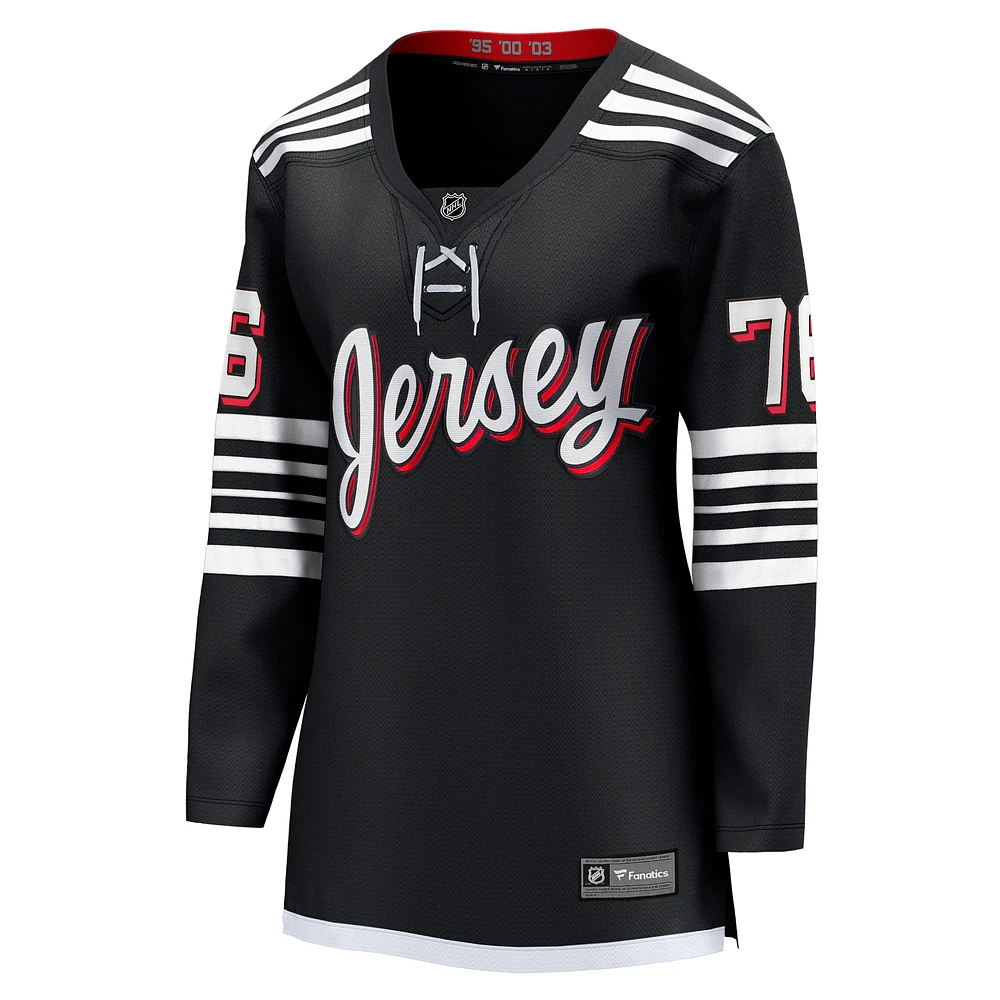 Women's Fanatics P.K. Subban Black New Jersey Devils Alternate Premier Breakaway Player