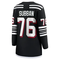 Women's Fanatics P.K. Subban Black New Jersey Devils Alternate Premier Breakaway Player