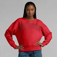 Women's Fanatics  Red New Jersey Devils Elements Flow Pullover Sweatshirt