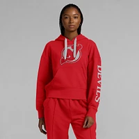 Women's Fanatics Red New Jersey Devils Elements Next Pullover Hoodie