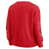 Sweat-shirt à capuche rouge pour femme Fanatics New Jersey Devils Go Team