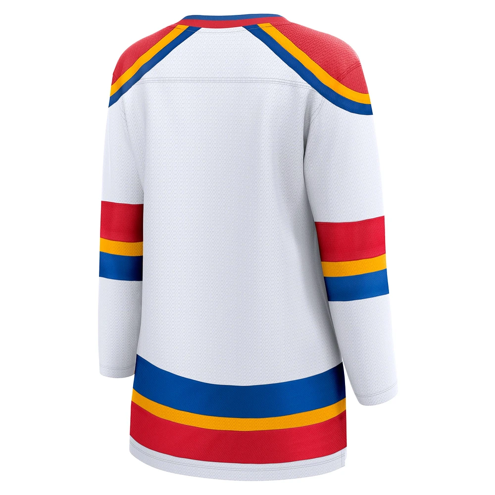 Maillot blanc Fanatics pour femmes des Devils du New Jersey, édition spéciale 2.0 Breakaway Blank