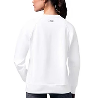 Women's MSX by Michael Strahan White New Jersey Devils Millie Raglan Pullover Sweatshirt