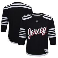 Youth Black New Jersey Devils 2021/22 Alternate Replica