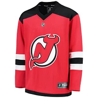 Maillot blanc réplique pour jeunes fanatiques des Devils du New Jersey rouge