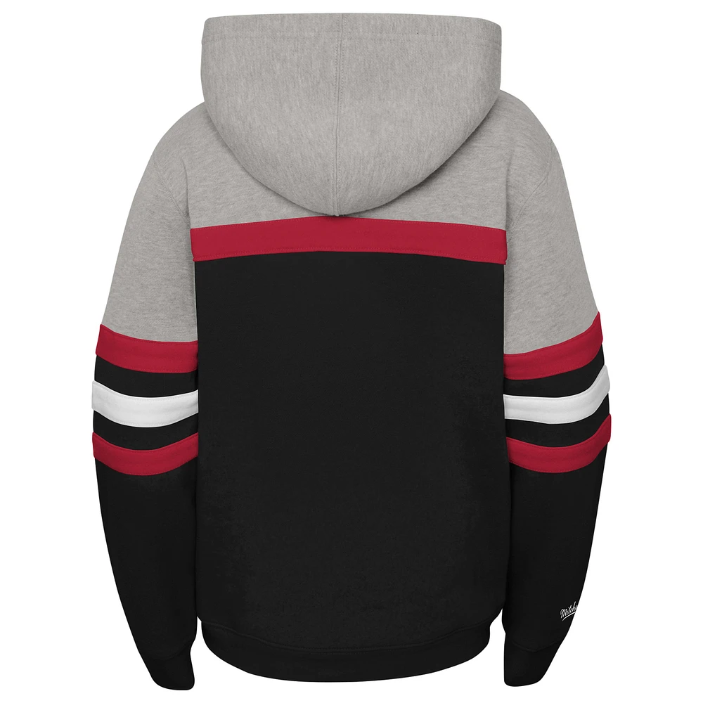 Sweat à capuche noir Mitchell & Ness pour jeune entraîneur en chef des Devils du New Jersey