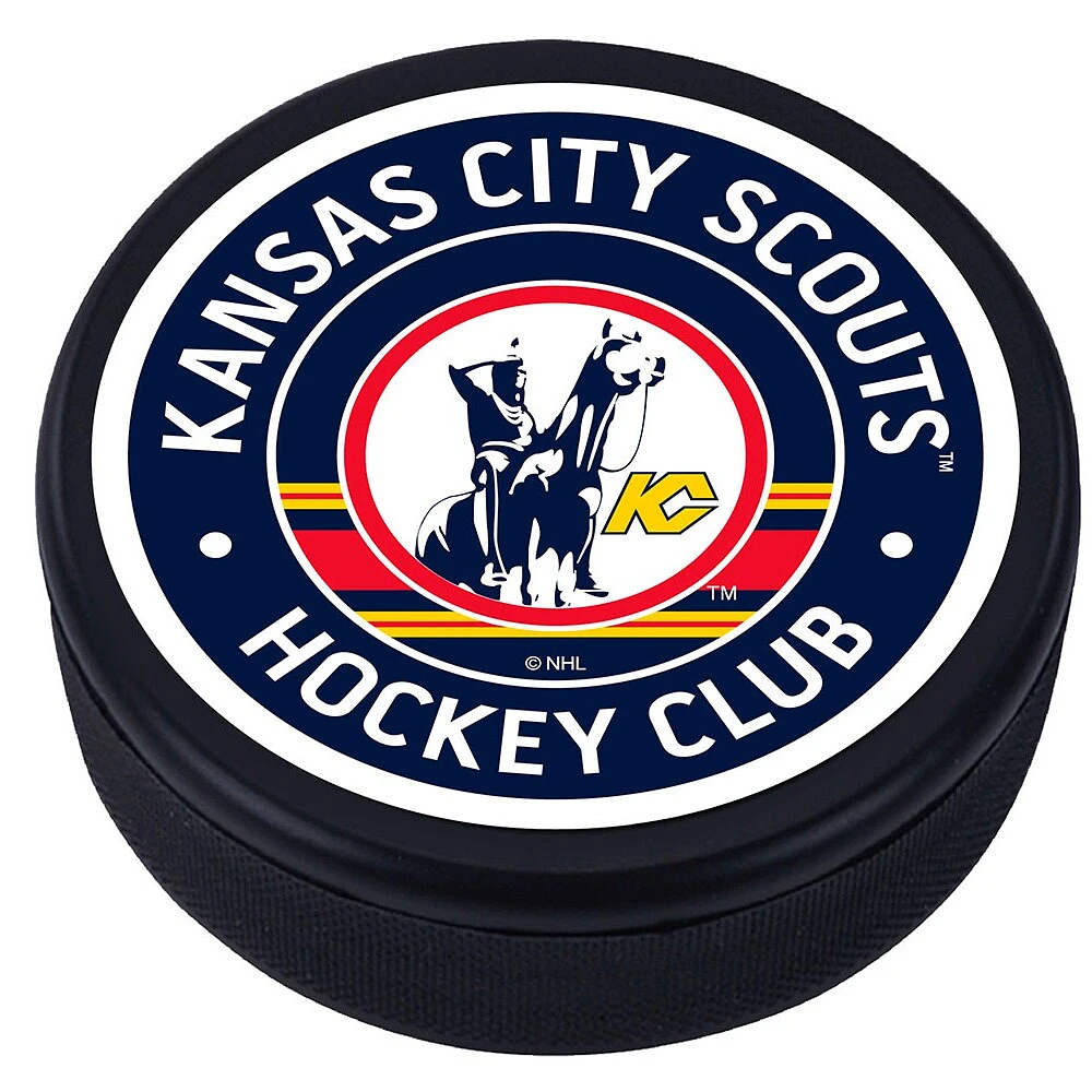 New Jersey Devils Throwback - Vintage Classic Textured Hockey Puck