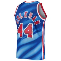 Maillot Swingman Mitchell & Ness Derrick Coleman bleu New Jersey Nets 2001/02 Hardwood Classics pour hommes