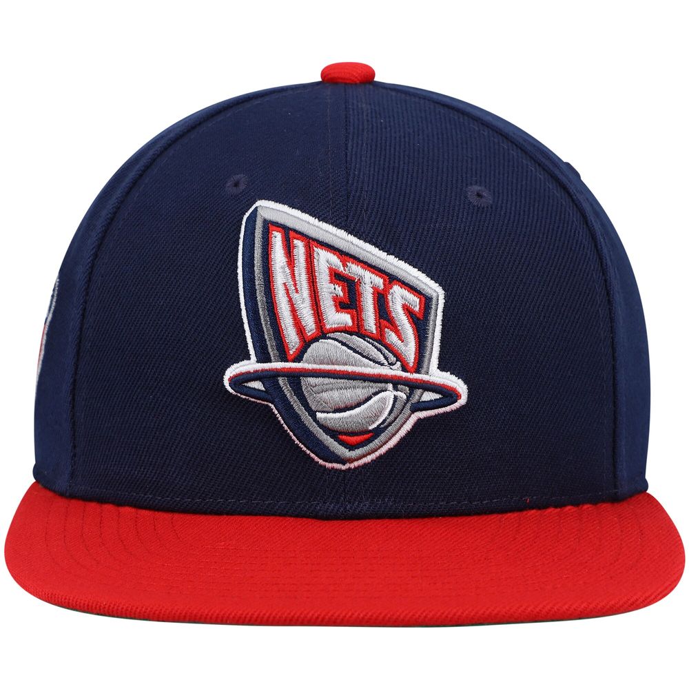 New Jersey Nets Mitchell and Ness Core Basic Snapback Hat