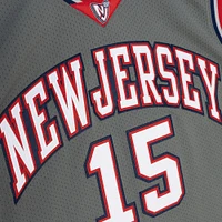 Mitchell & Ness Vince Carter gris New Jersey Nets 2004/05 Hardwood Classics authentique - Maillot