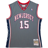 Maillot Mitchell & Ness Vince Carter pour homme, gris, New Jersey Nets 2004/05 Hardwood Classics Swingman