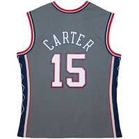 Maillot Mitchell & Ness Vince Carter pour homme, gris, New Jersey Nets 2004/05 Hardwood Classics Swingman