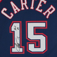 Vince Carter New Jersey Nets Autographed Mitchell & Ness Navy 2006-07 Swingman Jersey with "HOF 24" Inscription