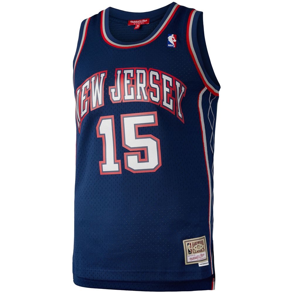 Women's Mitchell & Ness Vince Carter Navy New Jersey Nets Hardwood Classics 2006 Swingman