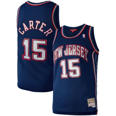 Women's Mitchell & Ness Vince Carter Navy New Jersey Nets Hardwood Classics 2006 Swingman