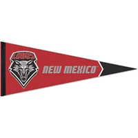 Fanion Premium WinCraft New Mexico Lobos 12 "x 30" avec grand logo