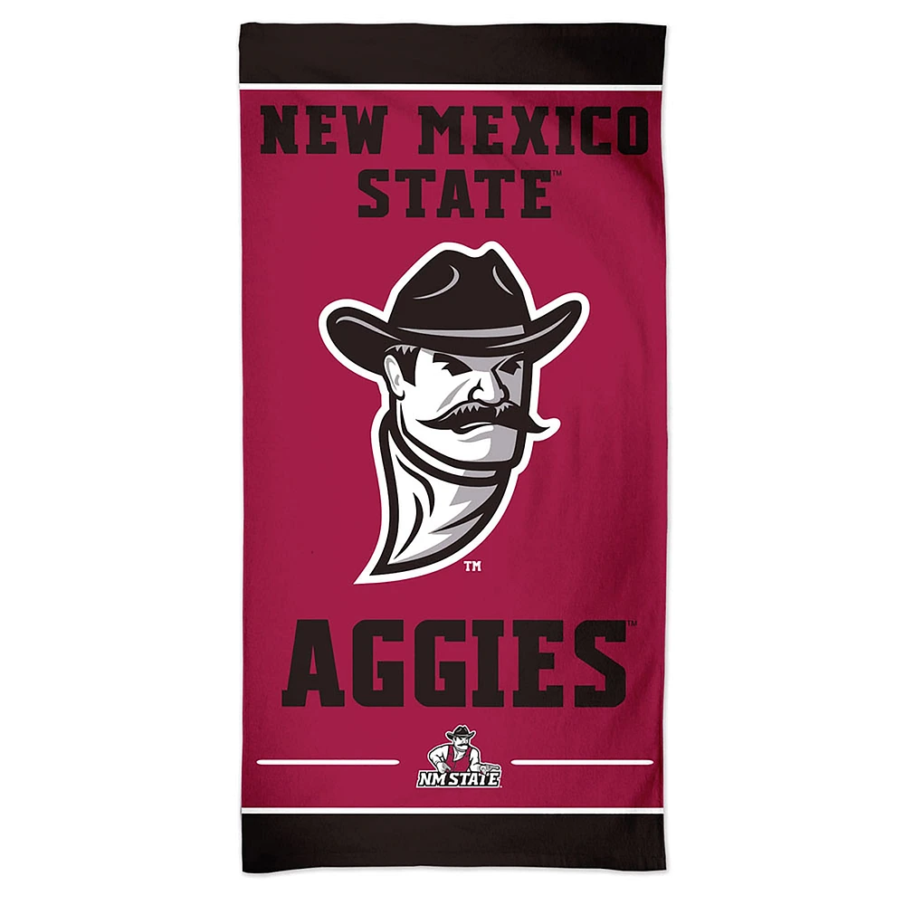 WinCraft New Mexico State Aggies Serviette de plage Spectra 76,2 x 152,4 cm