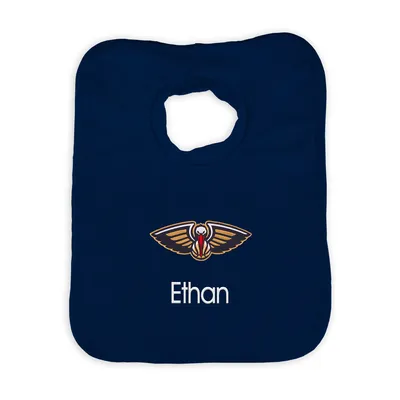 New Orleans Pelicans Infant Personalized Bib - Navy