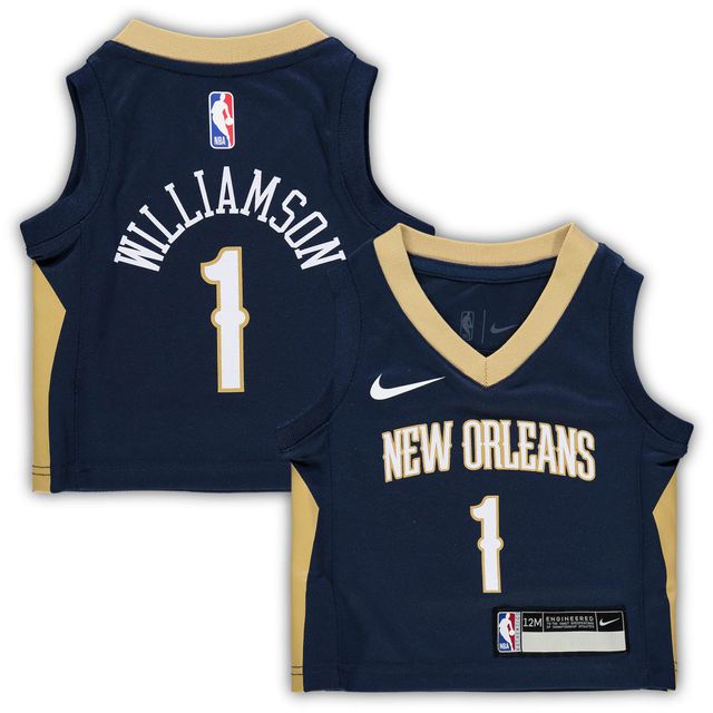 Maillot Nike Zion Williamson pour bébé New Orleans Pelicans bleu marine Replica - Icon Edition