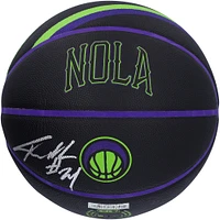 Jordan Hawkins New Orleans Pelicans Autographed Wilson 2023-24 City Collector Basketball