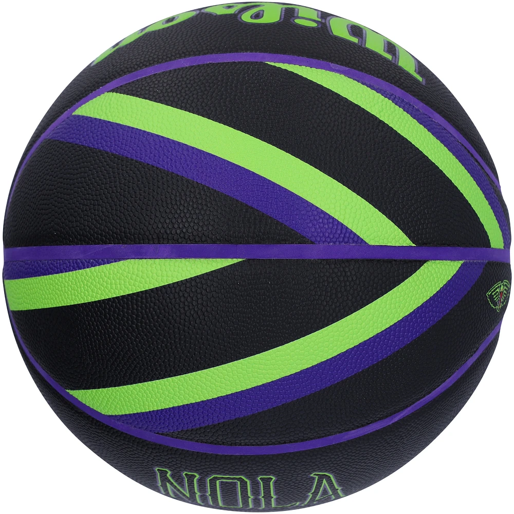 Jordan Hawkins New Orleans Pelicans Autographed Wilson 2023-24 City Collector Basketball