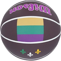 Jordan Hawkins New Orleans Pelicans Autographed Wilson City Edition Collectors Basketball