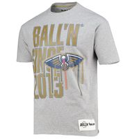 Men's BALL'N Heathered Gray New Orleans Pelicans Since 2013 T-Shirt