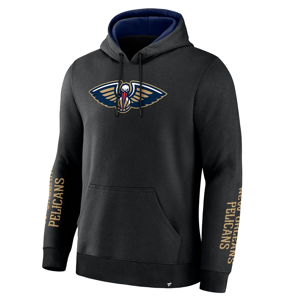 Men's Fanatics Black New Orleans Pelicans Legacy Guard Pullover Hoodie