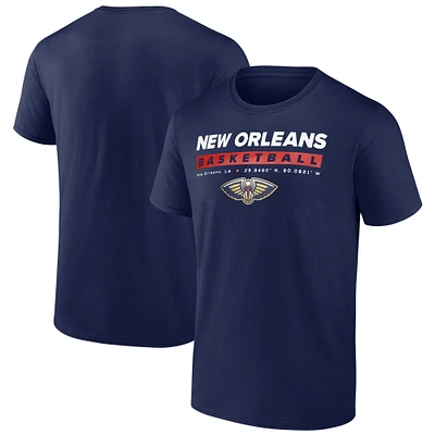 Men's Fanatics  Navy New Orleans Pelicans Location Just Net T-Shirt