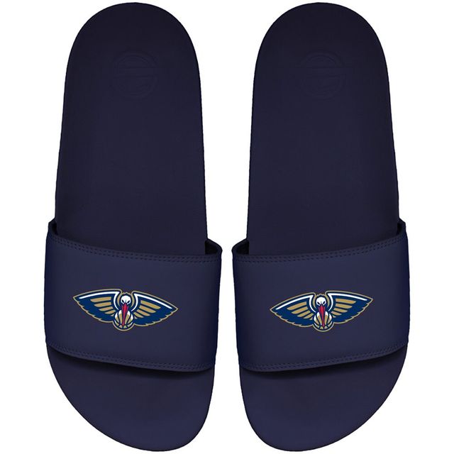 Sandales à enfiler ISlide Navy New Orleans Pelicans pour hommes