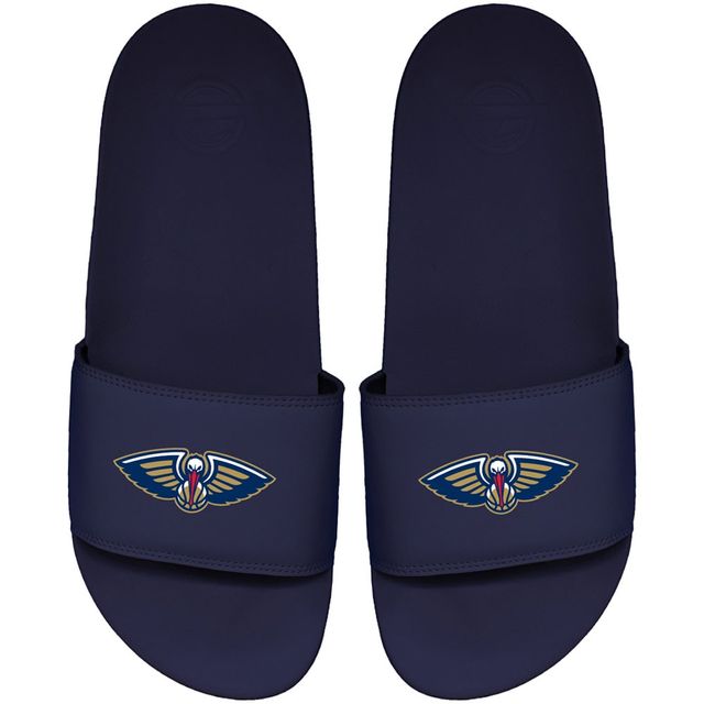 Sandales à enfiler ISlide Navy New Orleans Pelicans pour hommes