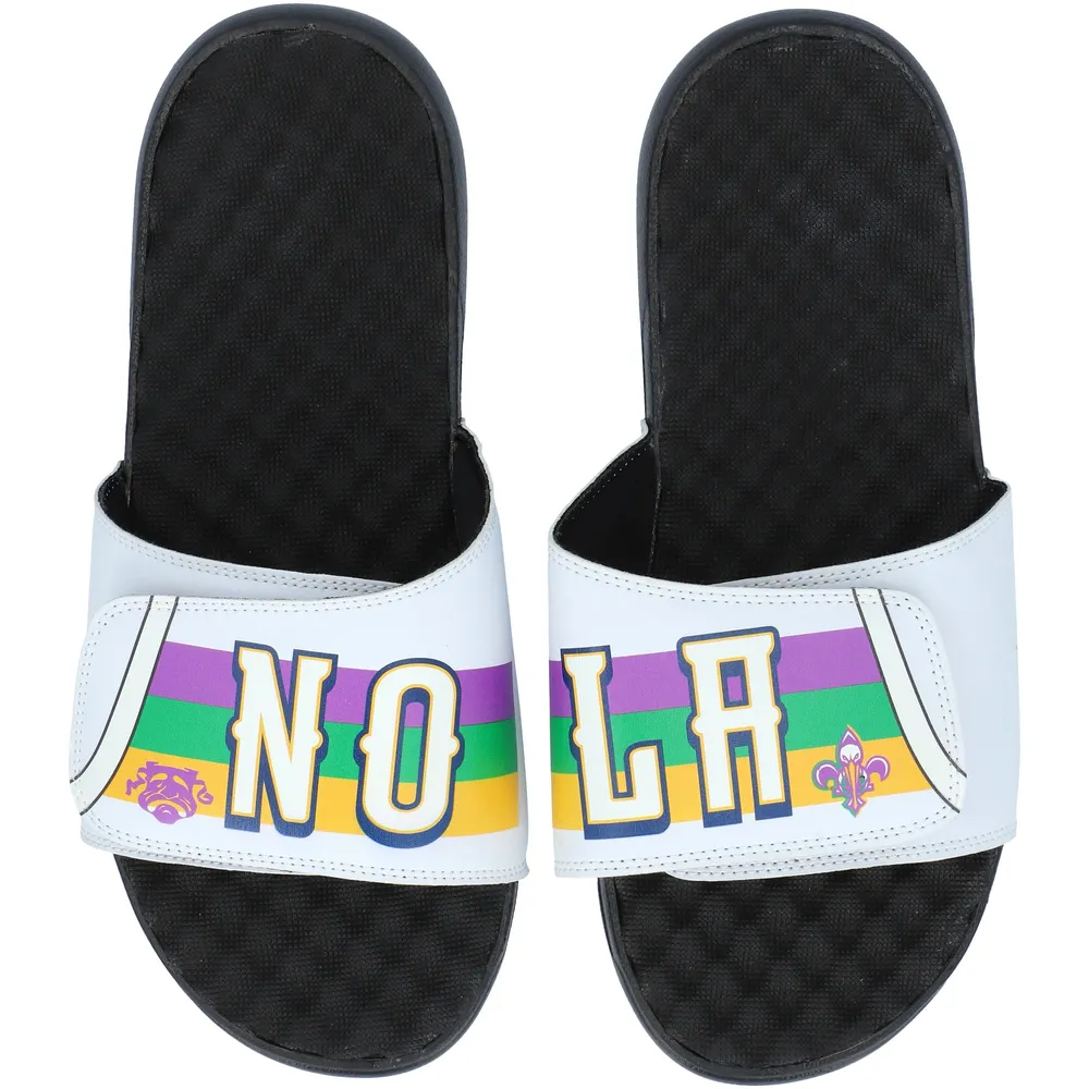 Lids New Orleans Pelicans ISlide 2021/22 City Edition Jersey Slide Sandals  - White