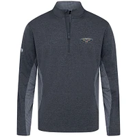 Men's Levelwear Navy New Orleans Pelicans Waffle Insignia 2.0 Quarter-Zip Top