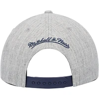 Casquette New Orleans Pelicans Hardwood Classics 2.0 Snapback Mitchell & Ness Heather Grey pour homme