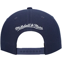 Men's Mitchell & Ness Navy New Orleans Pelicans Ground 2.0 Snapback Hat
