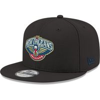 Men's New Era Black New Orleans Pelicans Team 9FIFTY - Snapback Hat