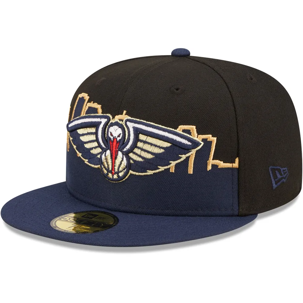 Men's New Era Navy/Black Orleans Pelicans 2022 Tip-Off 59FIFTY Fitted Hat