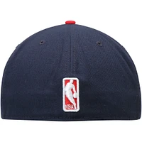 Casquette ajustée New Era bleu marine/rouge Orleans Pelicans 59FIFTY pour homme