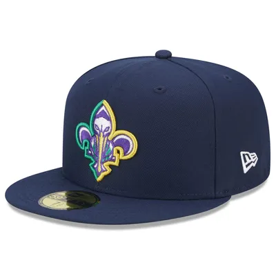 New Orleans Pelicans Era 2022/23 City Edition Alternate Logo 59FIFTY Fitted Hat - Navy