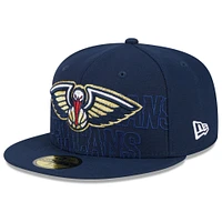 Men's New Era  Navy Orleans Pelicans 2023 NBA Draft 59FIFTY Fitted Hat