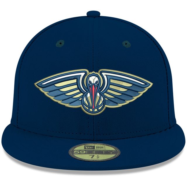 Casquette ajustée 59FIFTY New Orleans Pelicans pour homme, bleu marine, couleur officielle de l'équipe Era