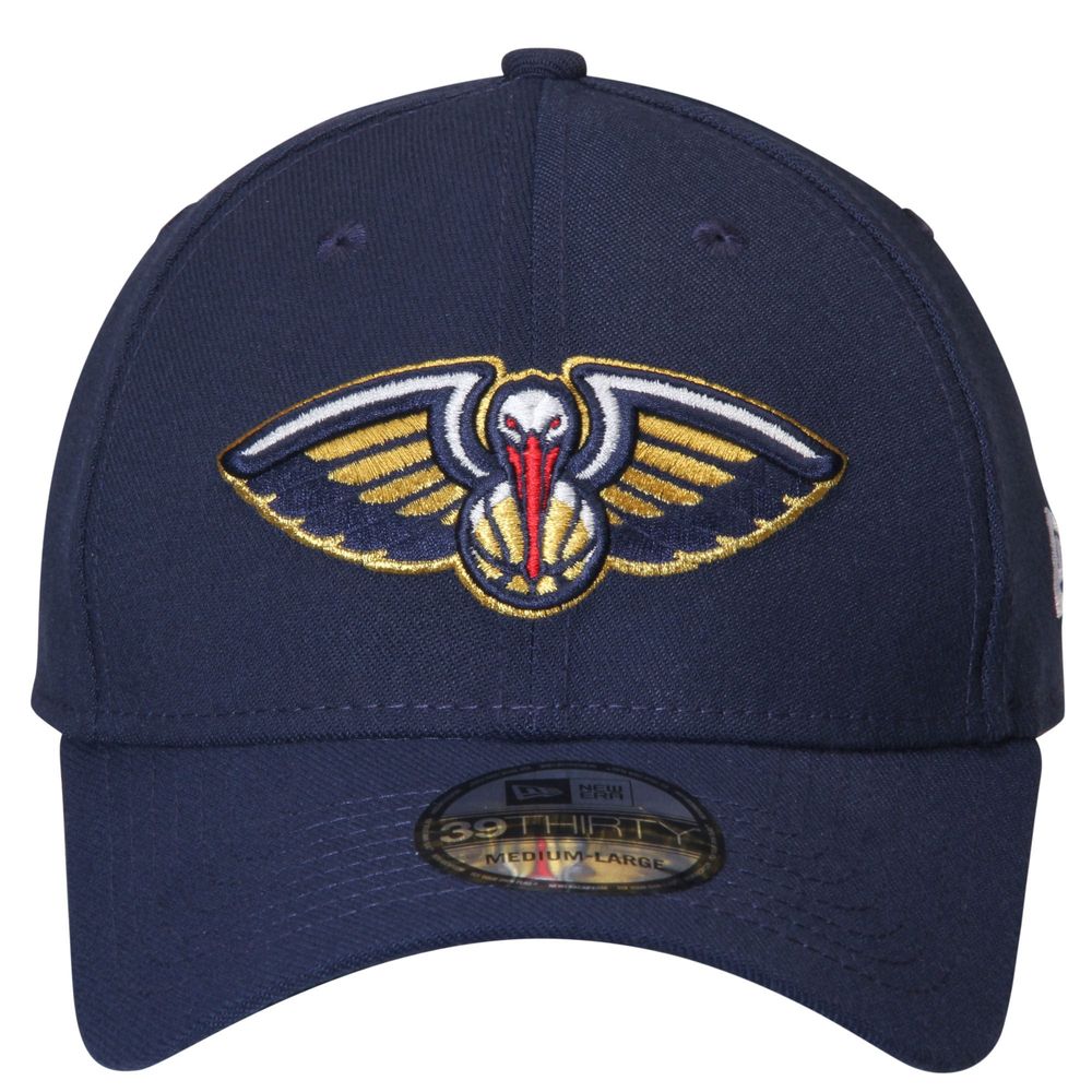 Men's New Era Navy Orleans Pelicans Team Classic 39THIRTY Flex Hat