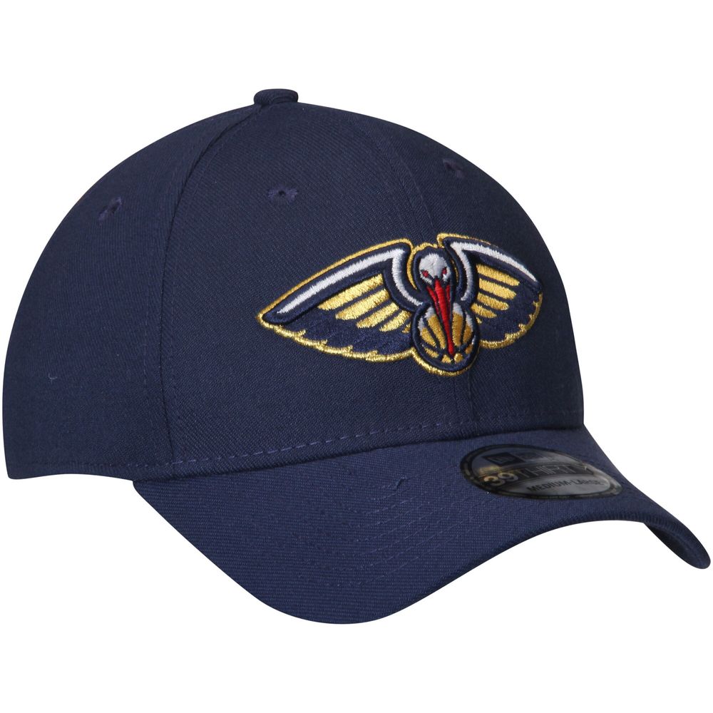 Men's New Era Navy Orleans Pelicans Team Classic 39THIRTY Flex Hat