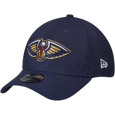 Men's New Era Navy Orleans Pelicans Team Classic 39THIRTY Flex Hat