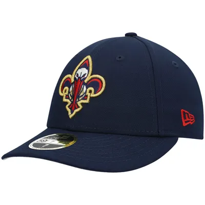 Casquette ajustée 59FIFTY à profil bas avec logo de l'équipe New Orleans Pelicans Era pour homme, bleu marine