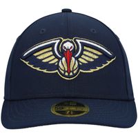 Men's New Era Navy Orleans Pelicans Team Low Profile 59FIFTY Fitted Hat