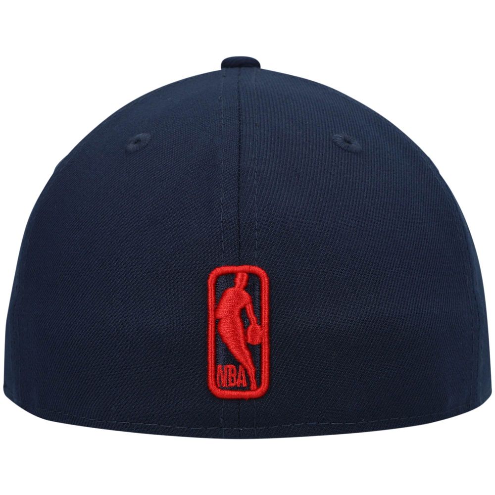 Men's New Era Navy Orleans Pelicans Team Low Profile 59FIFTY Fitted Hat