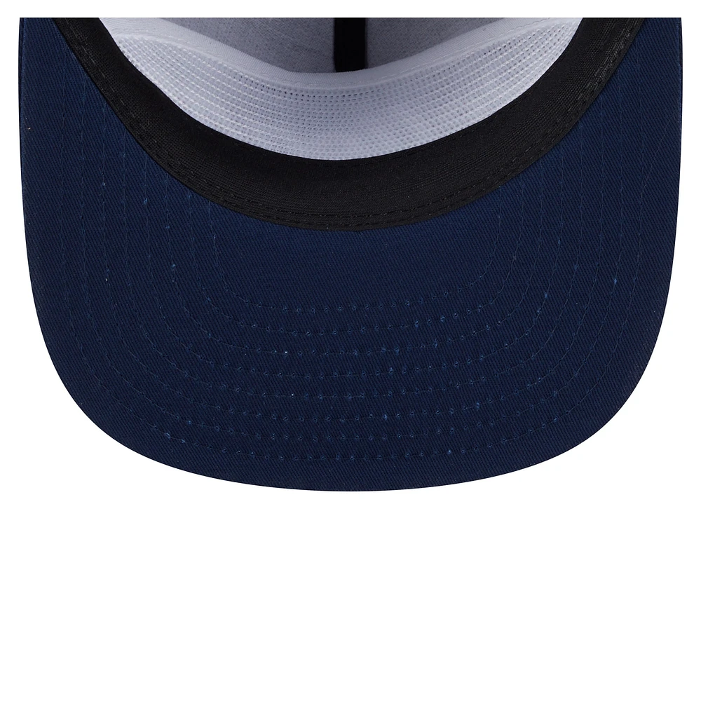 Men's New Era Navy New Orleans Pelicans Team Text Golfer Snapback Hat