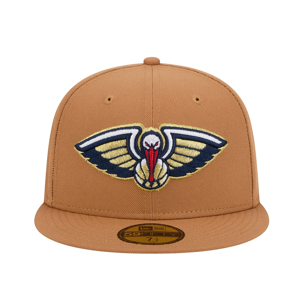 Casquette ajustée New Era 59FIFTY pour homme avec pack de couleurs Orleans Pelicans