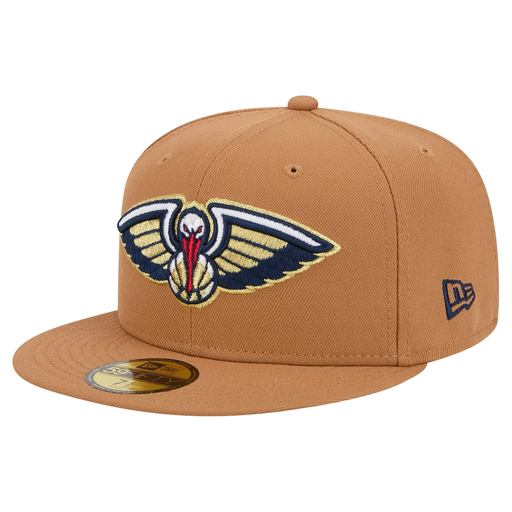 Casquette ajustée New Era 59FIFTY pour homme avec pack de couleurs Orleans Pelicans